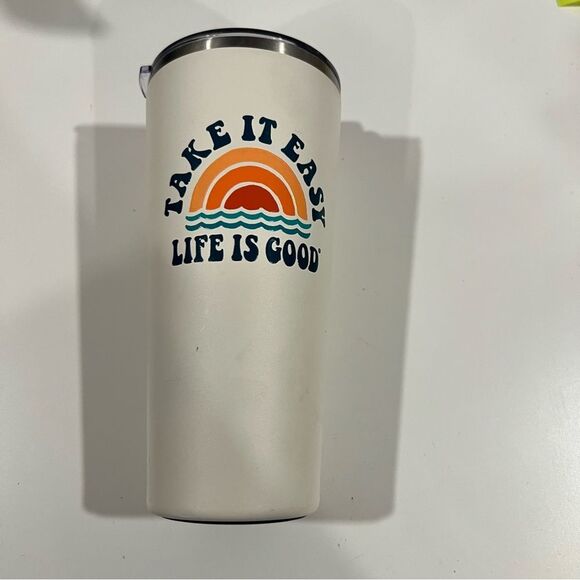 Life is good nomad take it easy stainless steel insulated tumbler hot or cold - Picture 1 of 5